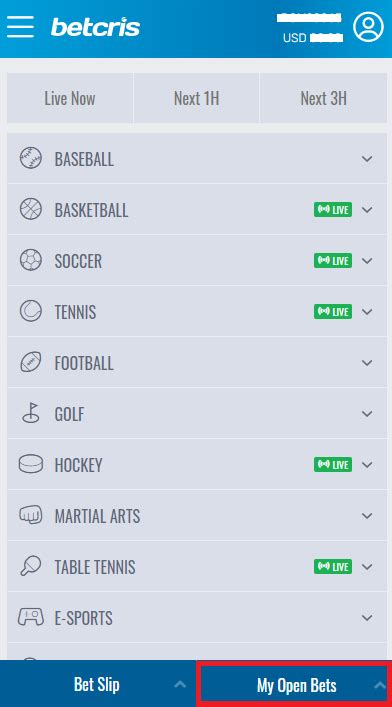 open bets.